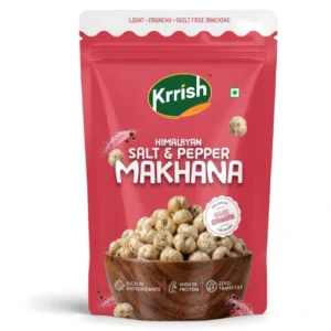 Krrish Himalayan Salt & Pepper Makhana — The Classic, Perfected